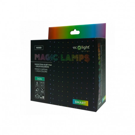 Magiczna kurtyna 400led 2m*2m 1mln kolorów ,dc5v