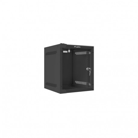Lanberg WF10-2306-10B rack cabinet 6U Wall mounted rack Black