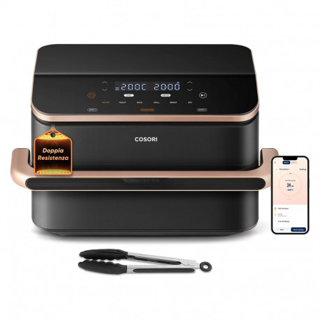 "Heiluftfritteuse Dual Blaze Twinfry CAF-TF101S-AEUR (schwarz, 2.800 Watt, Korb 10 Liter / 2x 5 Lite
