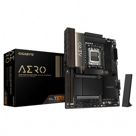 Gigabyte emaplaat X870E AERO X3D, tume puit (X870,AM5,ATX,DDR5)