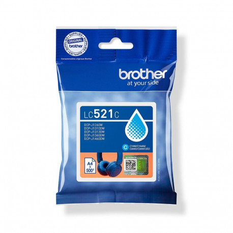 Brother LC521C Cyan Inkjet Cartridge