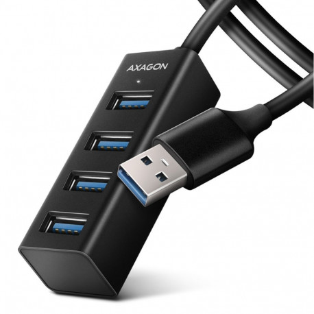 Axagon Miniature metal four-port USB 3.2 Gen 1 hub | HUE-M1AL
