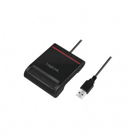 Logilink USB 2.0 card reader, for smart ID CR0047 Black
