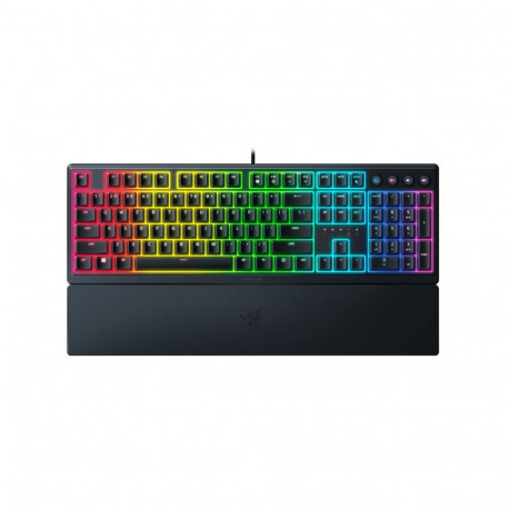 Razer Gaming Keyboard Ornata V3 RGB LED light, RU, Wired, Black, Mecha-Membrane, Numeric keypad
