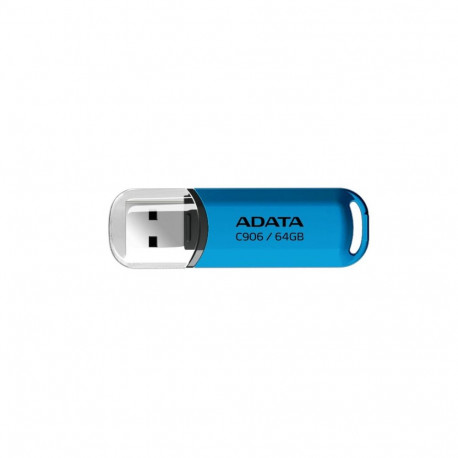 ADATA C906 64GB USB Flash Drive, Blue
