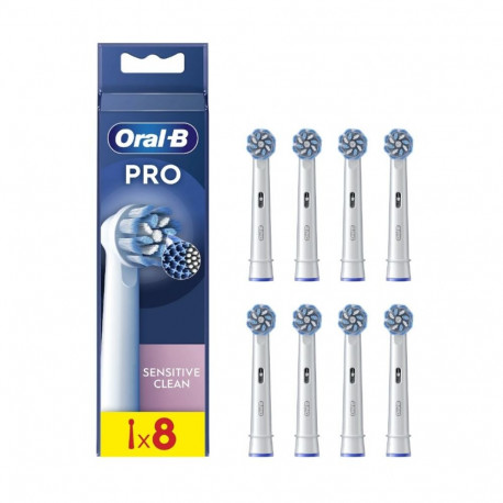 Oral-B | Replaceable toothbrush heads | EB60X-8 Sensitive Clean Pro | Heads | For adults | Number of