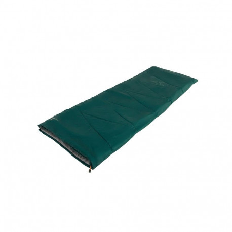 Outwell Starling Square Green 10C Left-Zipper Sleeping Bag for Camping, Green |