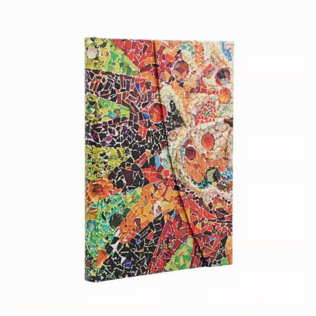 Raamatkalender 2027 Paperblanks Gaudi’s Sun Midi nädal horisontaalne, verso