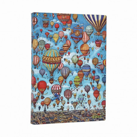 Raamatkalender 2027 Paperblanks Balloon Festival Midi päev