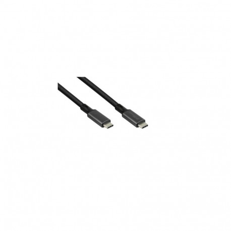 Alcasa 2404-MT015S USB cable USB4 Gen 3x2 1.5 m USB C Black