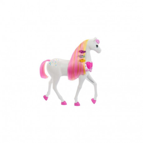Barbie in the Nutcracker Land of Sweets Horse & Sled with Colorful Scented Hair and Candy-Scente