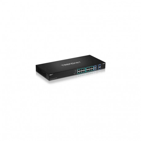 Trendnet TPE-TG182F v1.0R Unmanaged Gigabit Ethernet (10/100/1000) Power over Ethernet (PoE) 1U Blac