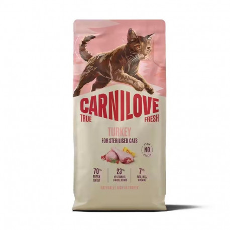 CARNILOVE True Fresh Turkey Sterilised - dry cat food - 400g