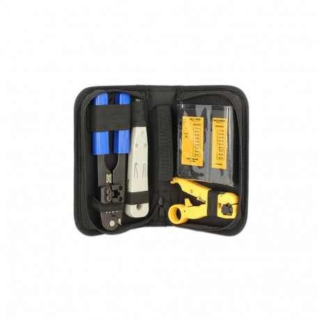 DeLOCK 86105 cable preparation tool kit Black, White