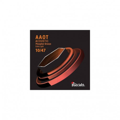 BlackSmith akustilise kitarri keeled AAPB-1047 Extra Light, 3-pakk