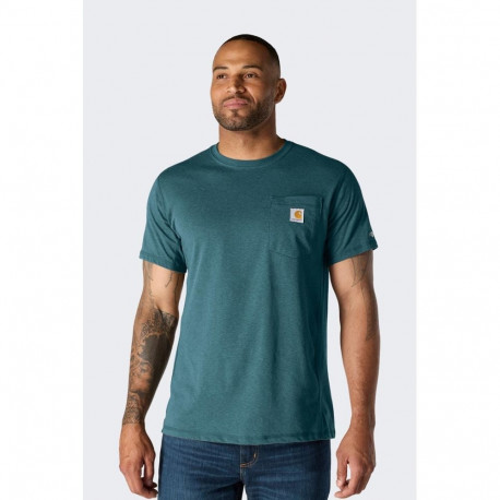Koszulka Carhartt Force Midweight SS Pocket HARBOR