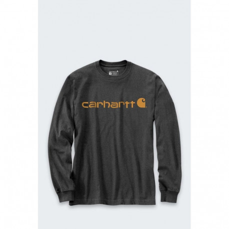 Koszulka Carhartt Dearborn Relaxed LS Logo CARBON