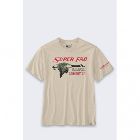 Carhartt T-särk Lightweight Graphic Fab, kaerapiim