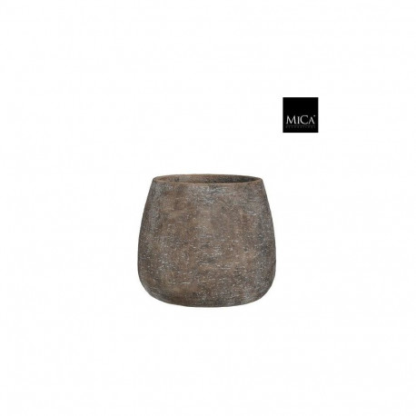 Lillepott HECTOR D38 H32CM, tumepruun