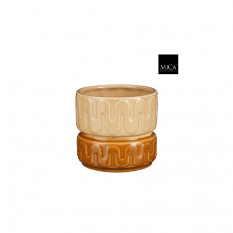 Lillepott Nancy D12 H11cm, kreem