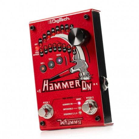Guitar Effect Pedal - DigiTech Whammy HammerOn Red Black