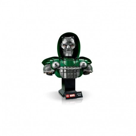 Constructor - LEGO Marvel 76345 Doctor Doom Bust 379 Pieces 140 × 70 × 170 mm Ages 18+