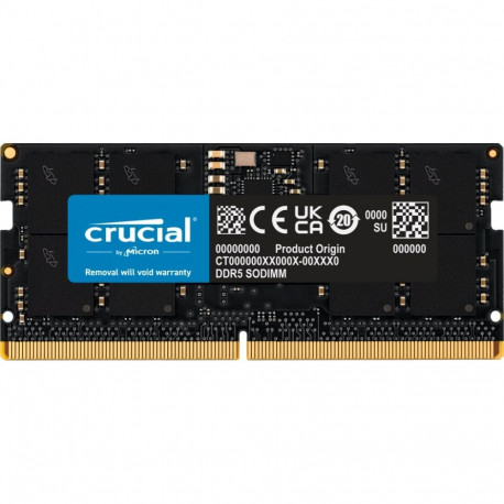 Crucial CT16G56C46S5T memory module 16 GB 1 x 16 GB DDR5 262-pin SO-DIMM ECC