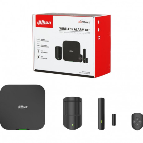 Dahua Technology turvaalarmsüsteem ART-ARC3800H-03-W2(868)-B Wi-Fi, valge