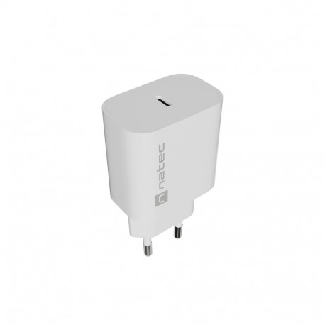 Natec Ribera USB Charger 1X USB-C 20W, White
