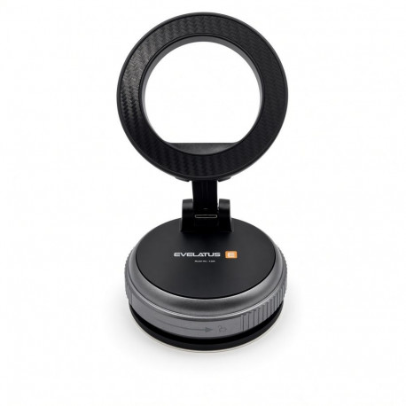 Evelatus Premium Magnetic Rotating Phone Car Holder Black
