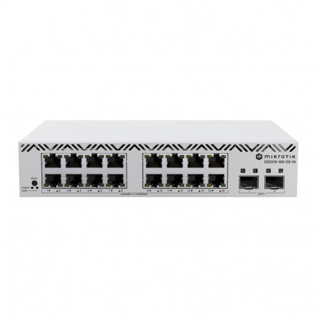 Mikrotik Cloud Smart Switch 318-16G-2S+IN with SwitchOS desktop case |