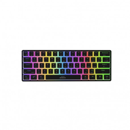 Genesis THOR 660 G2 | Gaming keyboard | Wireless/Wired | US | Black | 2.4 GHz, Bluetooth, USB | Line