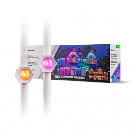 Nanoleaf Smart Multicolor Permanent Outdoor Lights Starter Kit 15m|
