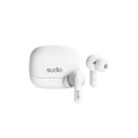 SUDIO C8 True Wireless Earbuds, White