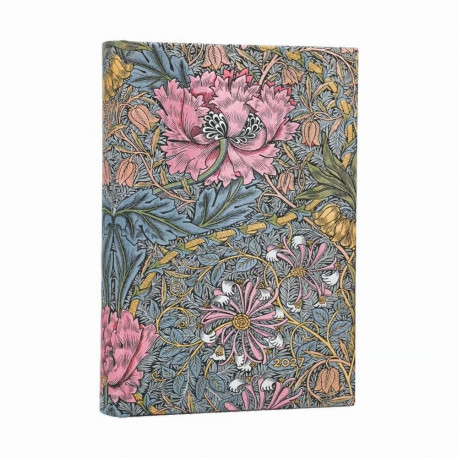 Raamatkalender 2027 Paperblanks Morris Pink Honeysuckle Maxi nädal horisontaalne