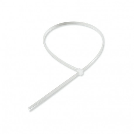 Kaablivitsad ühendusklamber L-100x 2,5mm/ läbipaistev plastik/ 100tk 1 pakk