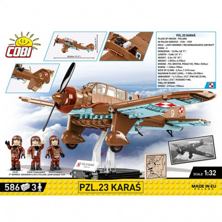 Ehitusklotsid PZL.23 Karaś