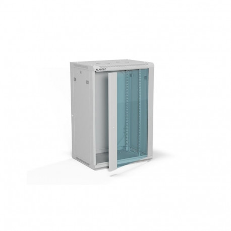 ALANTEC 19" 18U 600x450 wall-mounted cabinet, grey