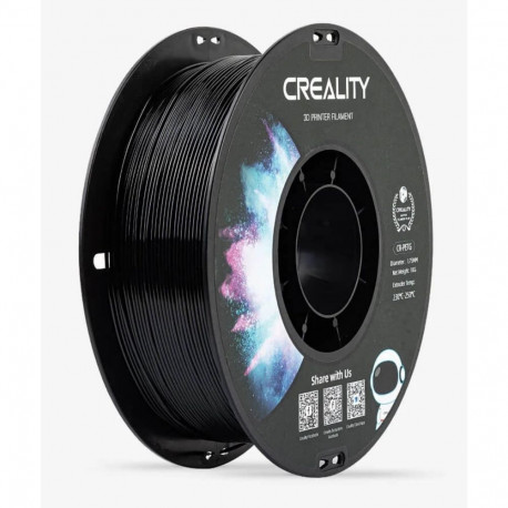 CR-PETG 3D-filament 1kg 1,75mm rullil, must
