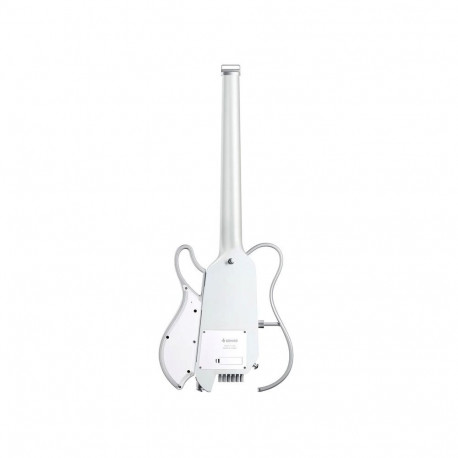 Electric Guitar - DONNER Hush X Live White, 6-String, 22-Fret, Mahogany, Folding, Right-Handed