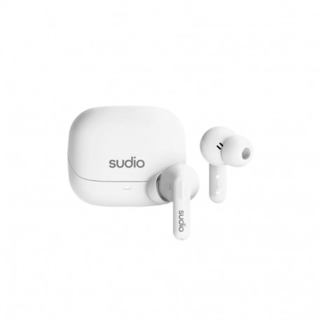 Sudio juhtmevabad kõrvasisesed kõrvaklapid C8 Bluetooth mikrofoniga mürasummutusega, valged