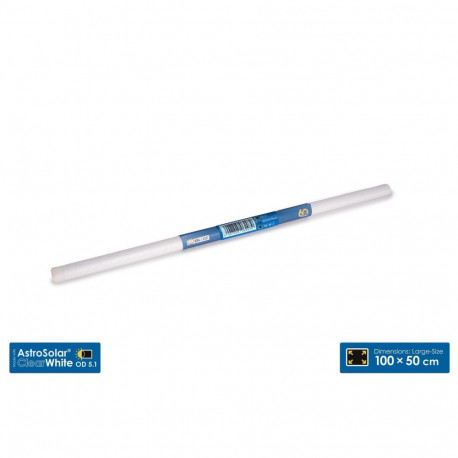 Folia słoneczna AstroSolar® ClearWhite Safety OD 5.1, 100x50cm