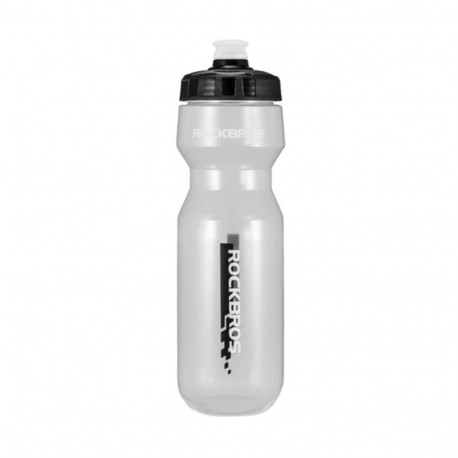 Rockbros Rockbros 750 ml Bicycle Bottle - Transparent with Black Mouthpiece