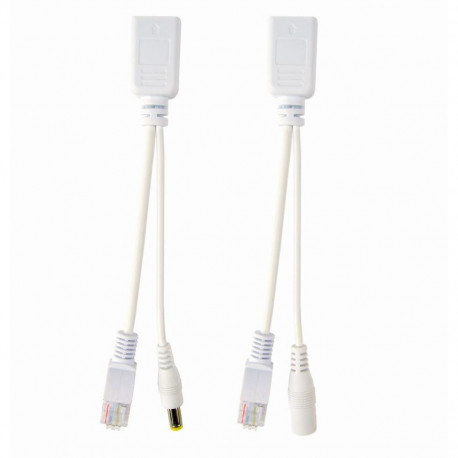 NET POE ADAPTER CABLE KIT/PP12-POE-0.15M-W GEMBIRD