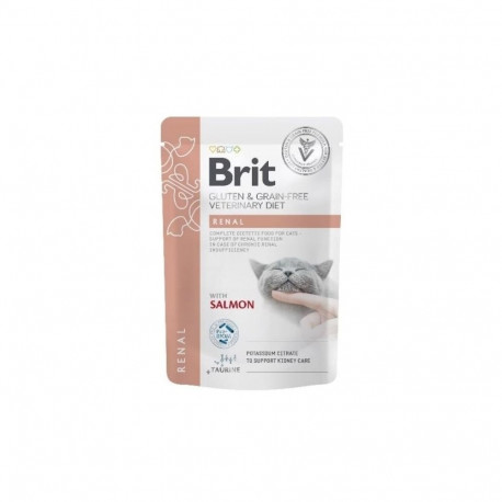 BRIT VD Renal Cat Pouch - wet cat food - 12x85g