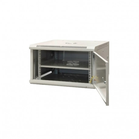 EMITERNET seinakapp EM/AP6606-B 19'' 6U, ühekihiline, täismetallist ustega, 600×600×370mm (laius/süg