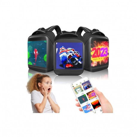 DH Style Led Backpack świecący plecak z ekranem LE