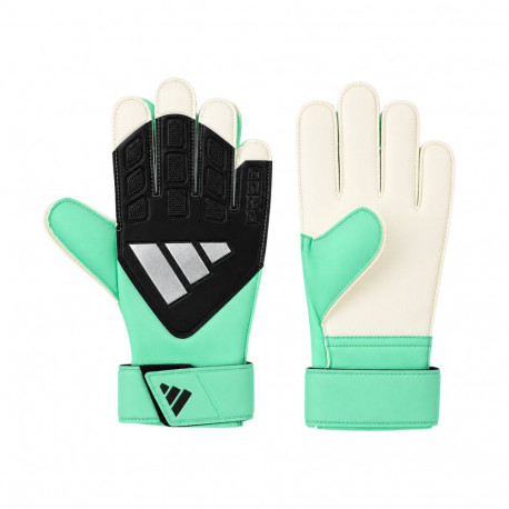 Rękawice bramkarskie dla dzieci adidas Predator Training zielono-czarne KE9706 7