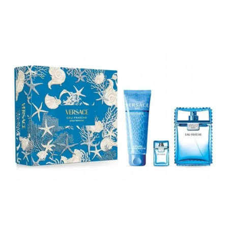 Set Versace Eau Fraiche Edt 100ml + Shower Gel 150ml + Edt 5ml