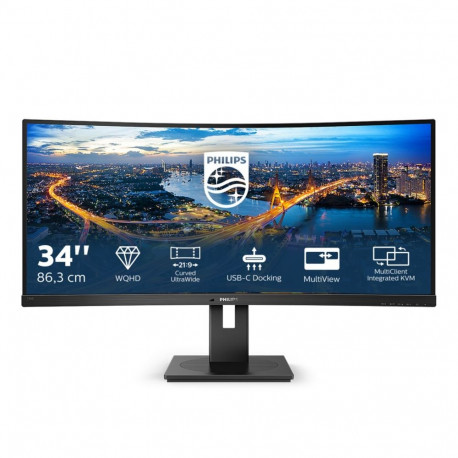 Computer Monitor - Philips B Line 3440 X 1440 Pixels, Black